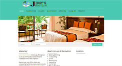 Desktop Screenshot of jonysbeachresortboracay.com